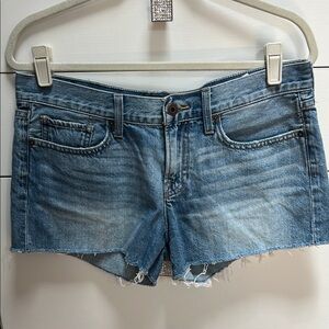 Lucky Brand Blue Jean Shorts with Frayed Hem